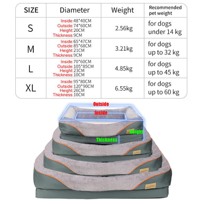 Heavy Duty Large Orthopedic Pet Bed