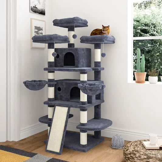 Multi-Level Large Cat Tower