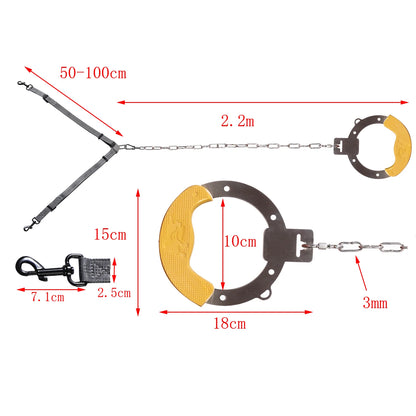 Stainless Steel Dog Leash W/ Double End