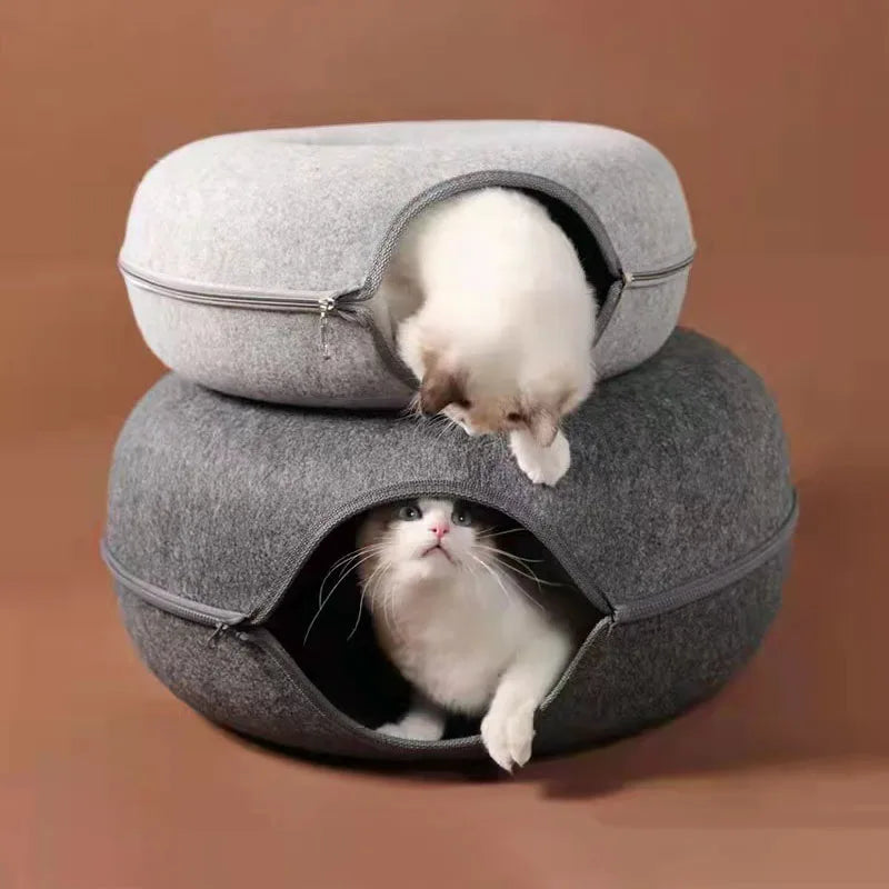 Donut Cat Bed & Tunnel