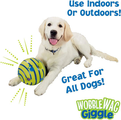 Wobble Wag Glow Ball Interactive Dog Toy