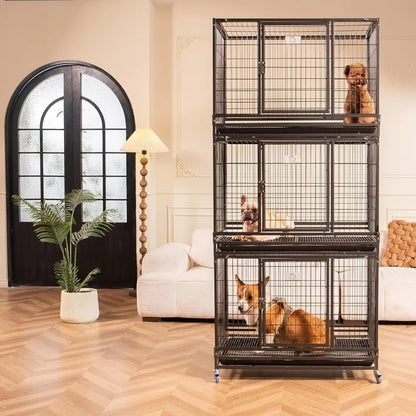 37 inch Stackable Open Top Dog Cage