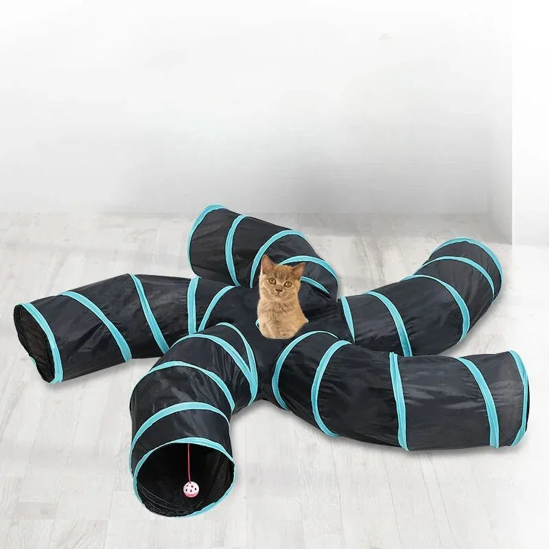 2/3/4 5-way Collapsible Cat Tunnel