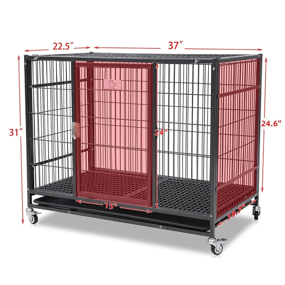 37 inch Stackable Open Top Dog Cage