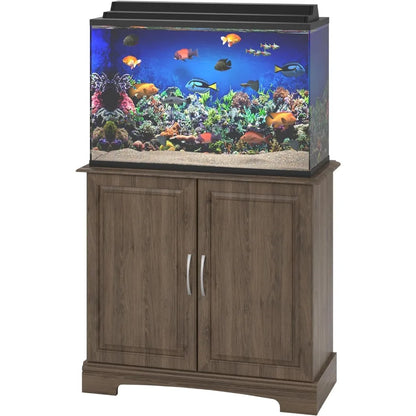 Flipper Harbor 29 - 37 Gallon Aquarium Stand, Black