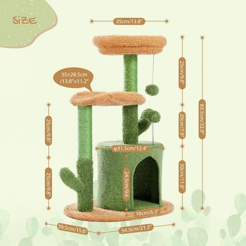 Cactus Cat Tower