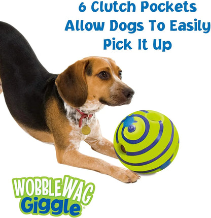 Wobble Wag Glow Ball Interactive Dog Toy