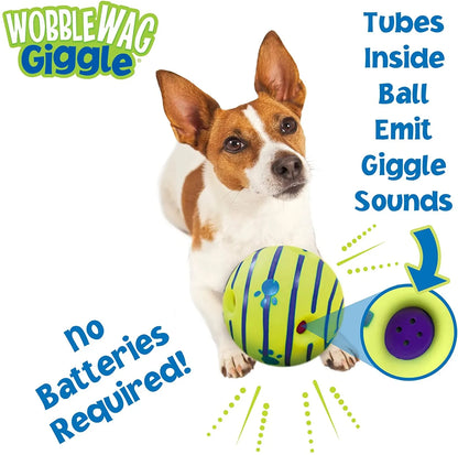 Wobble Wag Glow Ball Interactive Dog Toy