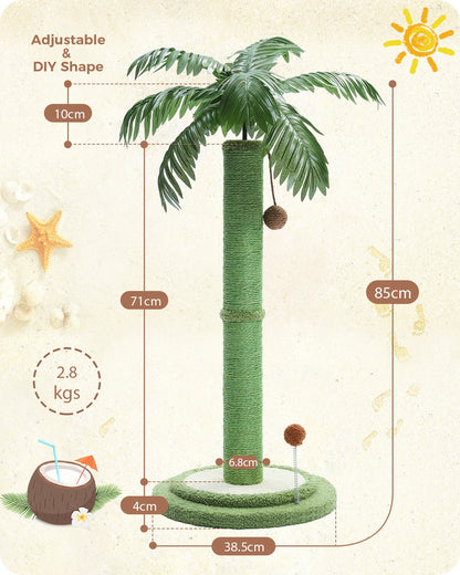 Tropical Cat Scratching Post