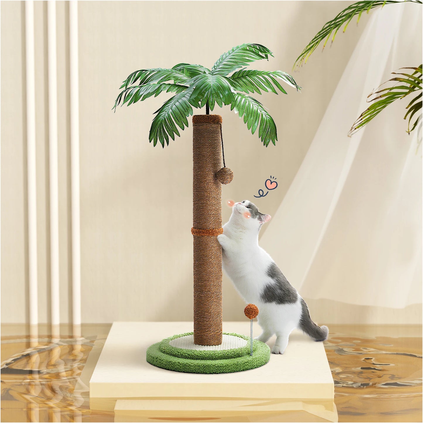 Tropical Cat Scratching Post