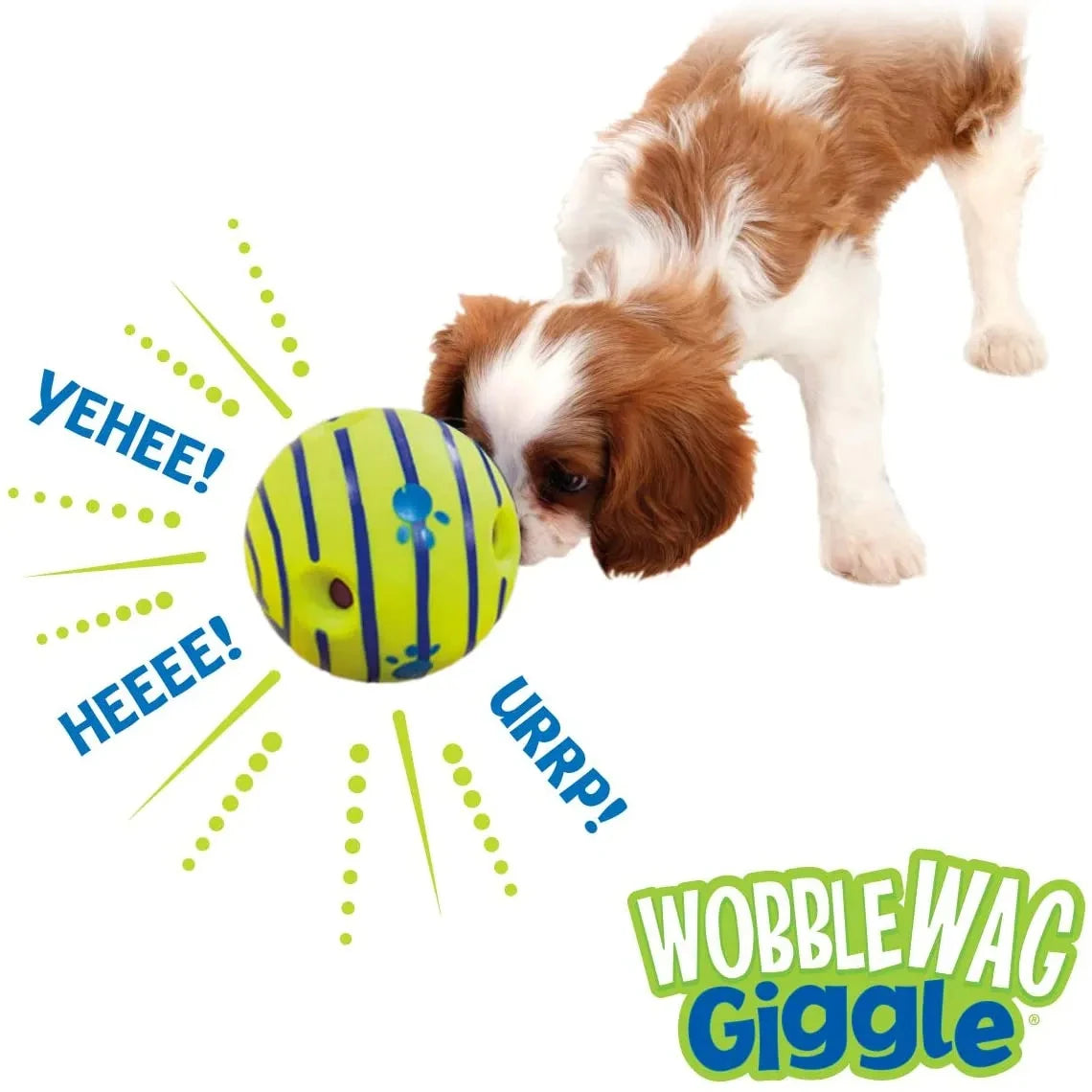 Wobble Wag Glow Ball Interactive Dog Toy