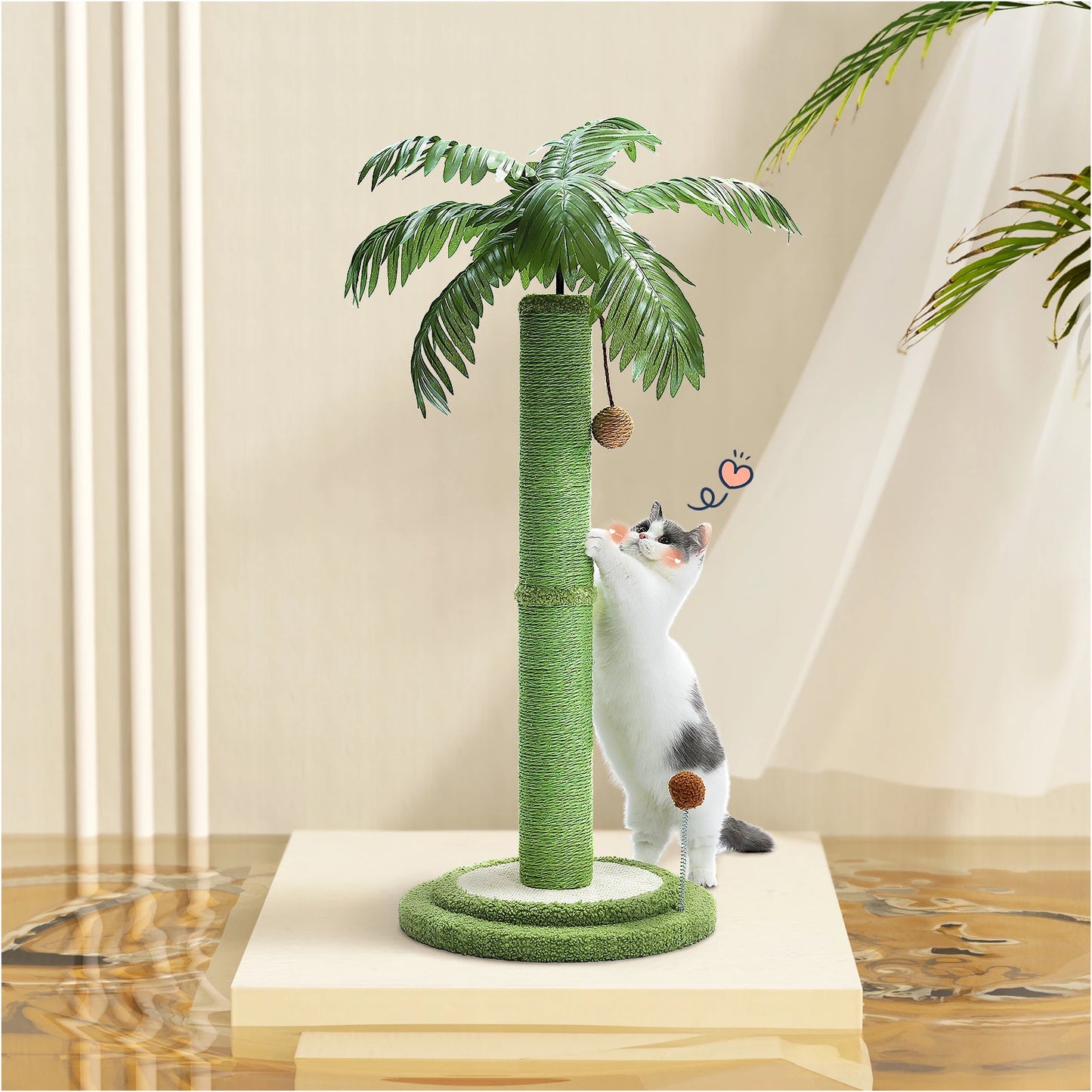 Tropical Cat Scratching Post